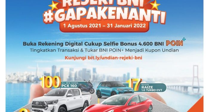 Mau Hadiah Mobil Tesla dari BNI? Begini Caranya!