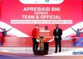Tim Putri Indonesia Juara BATC 2022, BNI Beri Tabungan ke Atlet-Ofisial