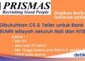 Loker Denpasar, PT Prismas Jamintara Cari CS-Teller untuk Bank BUMN