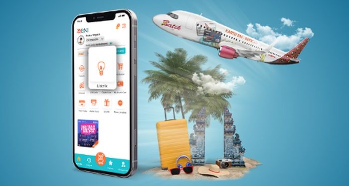 Bayar Listrik di BNI Mobile Banking Dapat 2 Tiket Pesawat ke Bali, Mau?