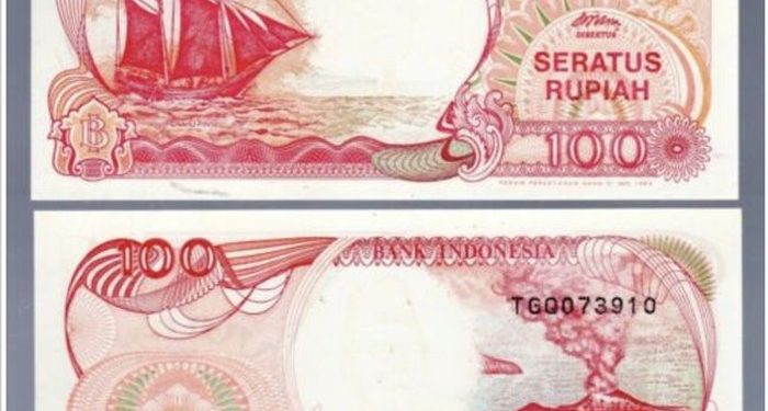 Punya Uang Kertas Rp 100 Pinisi Cetakan 1992? Wow, Dijual Laku Segini Lho