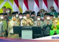 Jokowi Buka Muktamar Muhammadiyah Solo, Didampingi Puan-Ganjar-Prabowo