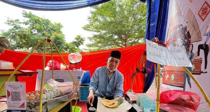 Berkat KUR BRI, Kerak Telor Ishak Asli Betawi Bangkit Lagi