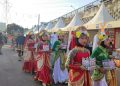 Tari Damar Kurung-Reog Meriahkan Pawai Pesta Rakyat Simpedes di Gresik