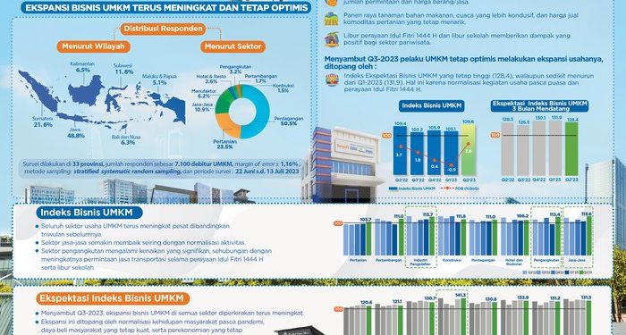 Indeks Bisnis UMKM BRI Sebut UMKM Tumbuh Positif di Q3-Optimis di Q4