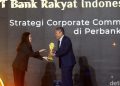 Transparansi Jadi Kunci BRI Raih Penghargaan Strategi Komunikasi Terbaik
