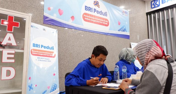 Sambut HUT Ke-128, BRI Adakan Cek Kesehatan Gratis di Berbagai Daerah