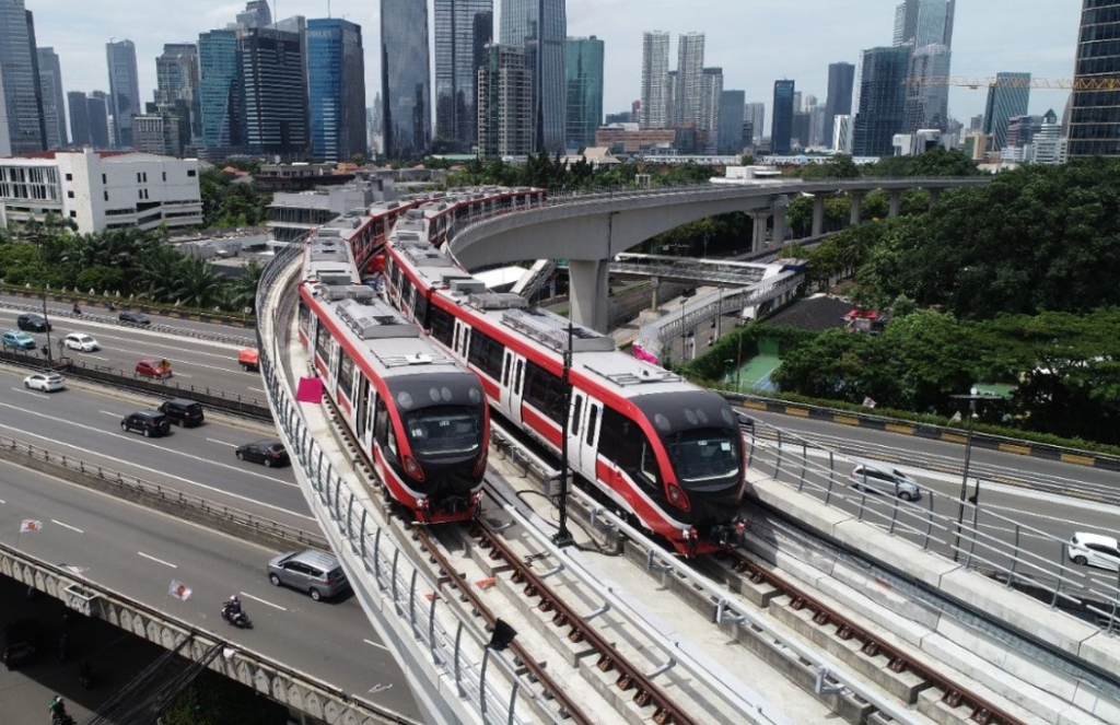 Progres Pembangunan LRT Jakarta Fase 1B Capai 42,3% pada Akhir 2024