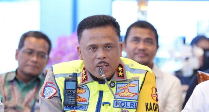 Kakorlantas Hadiri Pembukaan Posko Angkutan Lebaran 2026